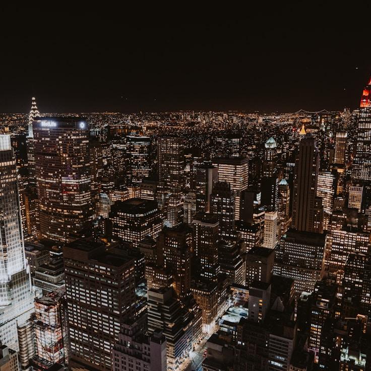 City skyline in Barcelona, Spain